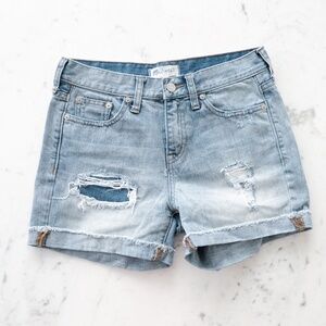 Madewell Distressed Denim Jean Shorts